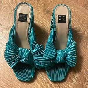 Teal shoes!